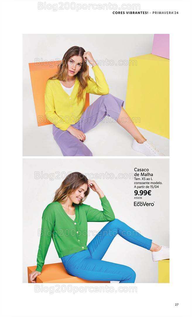 Antevisão Folheto LIDL Esmara Primavera Promoções a partir de 7 março