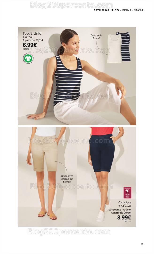 Antevisão Folheto LIDL Esmara Primavera Promoções a partir de 7 março