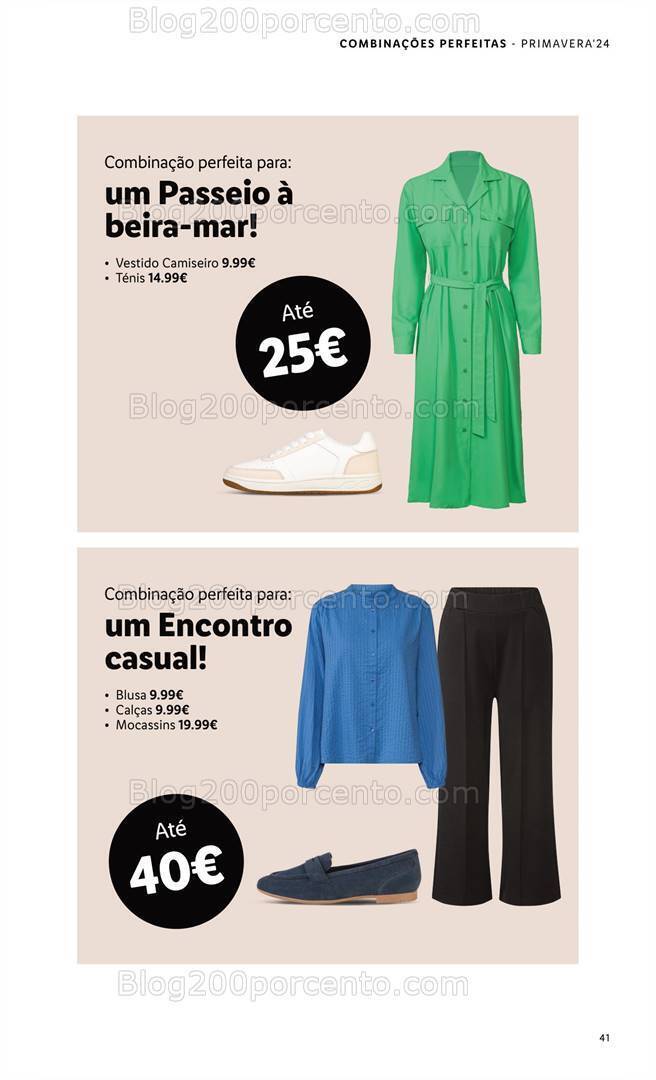 Antevisão Folheto LIDL Esmara Primavera Promoções a partir de 7 março