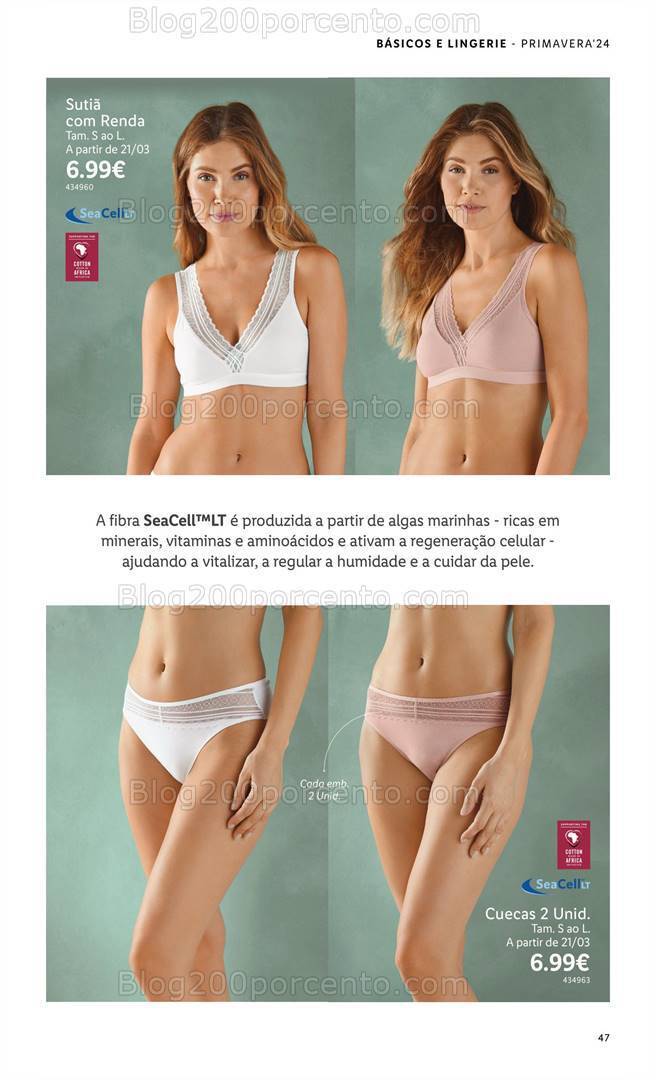 Antevisão Folheto LIDL Esmara Primavera Promoções a partir de 7 março