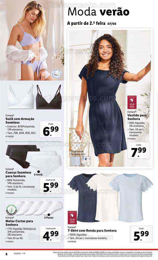 Antevisão Folheto LIDL Bazar Promoções de 3 a 9 agosto
