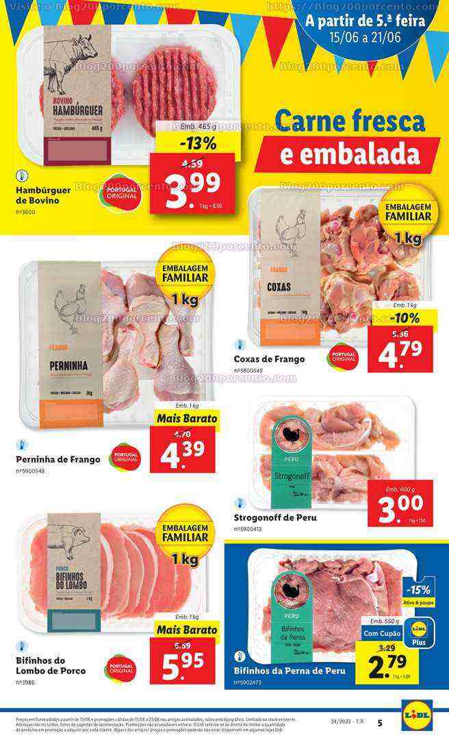 Antevisão Folheto LIDL Promoções de 15 a 21 junho