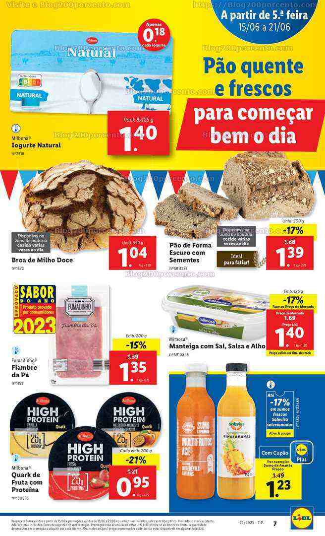 Antevisão Folheto LIDL Promoções de 15 a 21 junho
