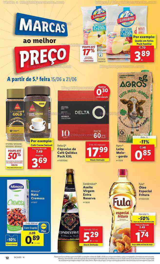 Antevisão Folheto LIDL Promoções de 15 a 21 junho