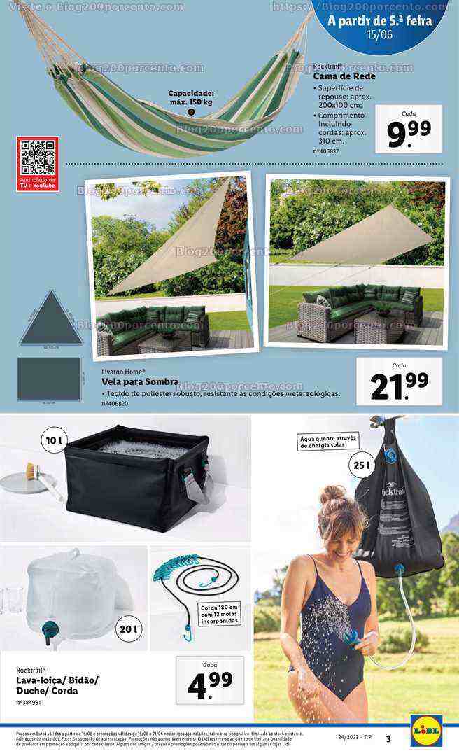 Antevisão Folheto LIDL Bazar Promoções a partir de 15 junho