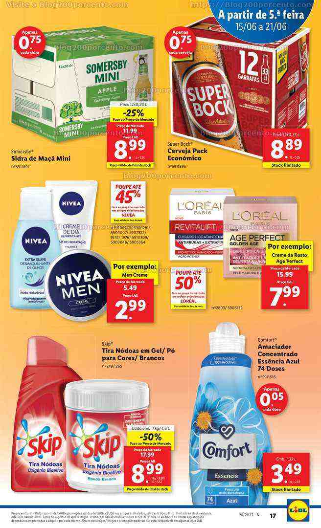 Antevisão Folheto LIDL Promoções de 15 a 21 junho