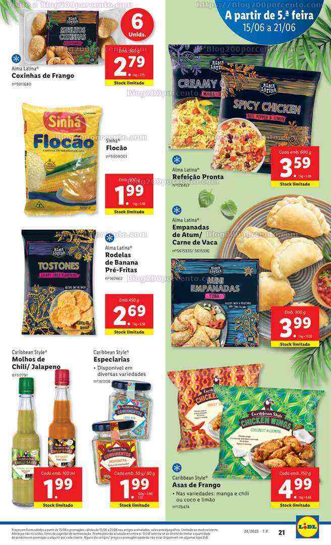 Antevisão Folheto LIDL Sabores do Mundo Promoções de 15 a 21 junho