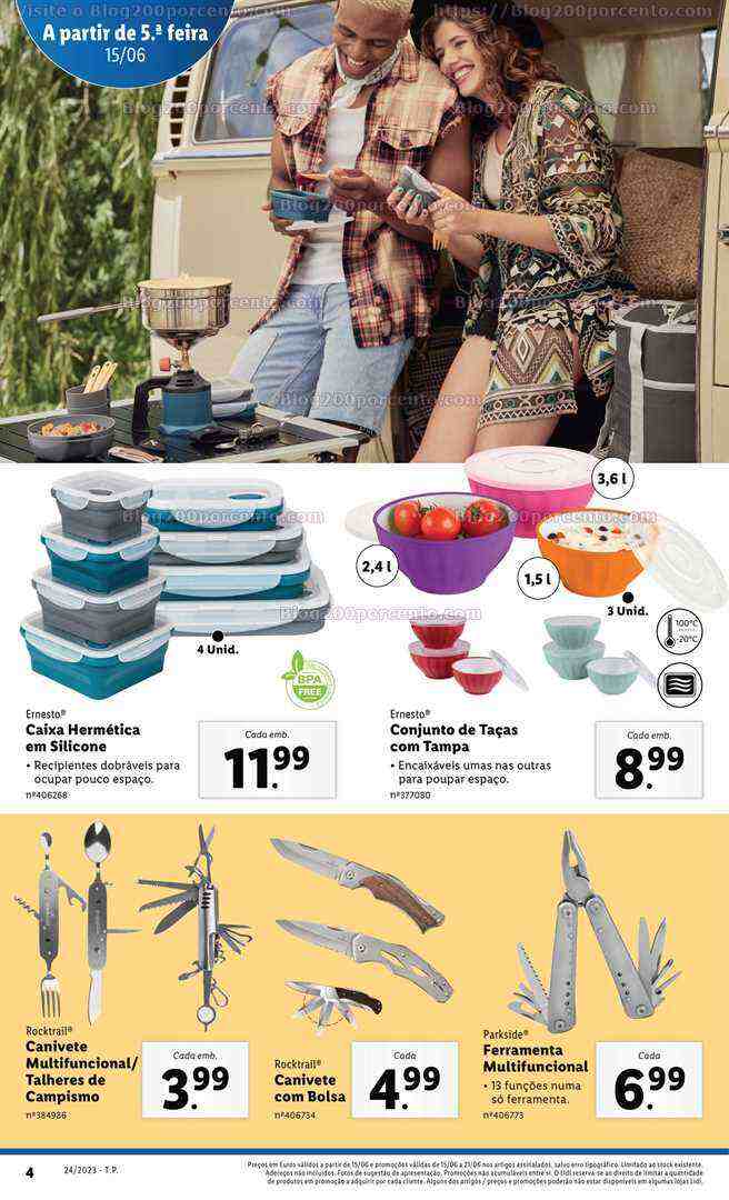 Antevisão Folheto LIDL Bazar Promoções a partir de 15 junho