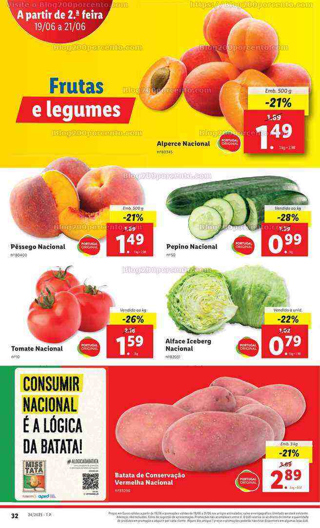 Antevisão Folheto LIDL Supermercado Promoções de 19 a 21 junho