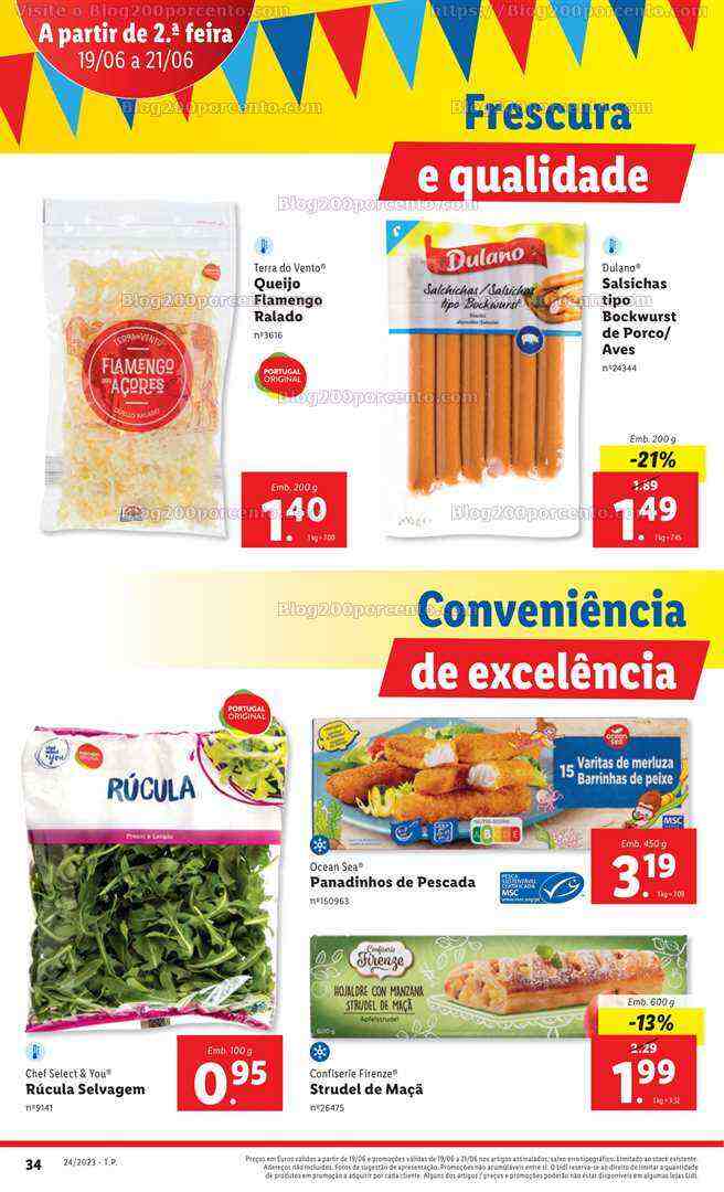 Antevisão Folheto LIDL Supermercado Promoções de 19 a 21 junho