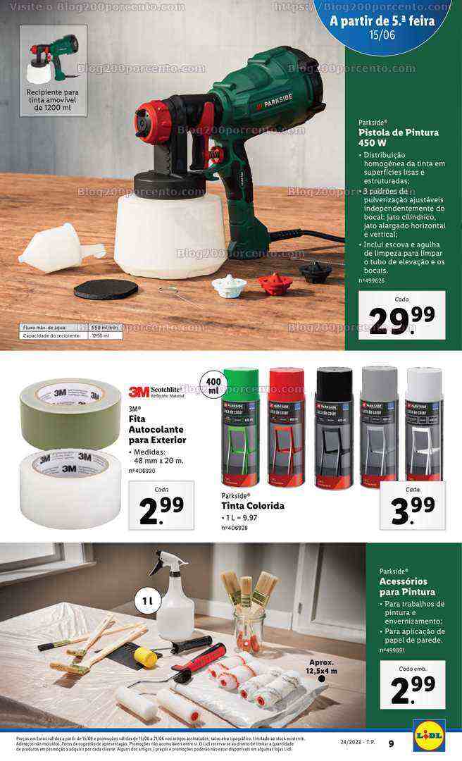 Antevisão Folheto LIDL Bazar Promoções a partir de 15 junho