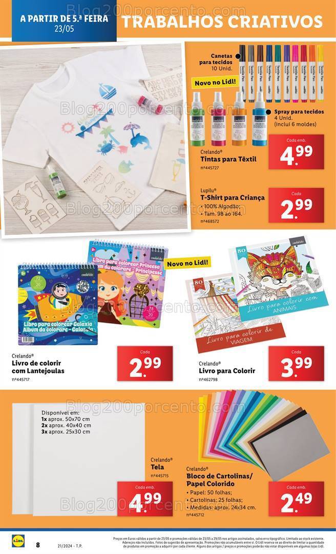 Antevisão Folheto LIDL Promoções de 23 a 29 maio