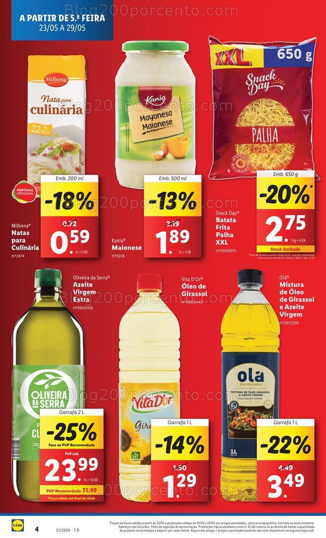 Antevisão Folheto LIDL Promoções de 23 a 29 maio