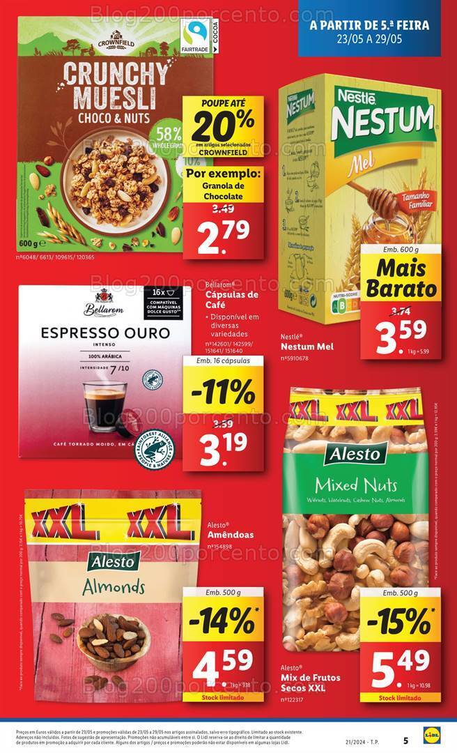 Antevisão Folheto LIDL Promoções de 23 a 29 maio