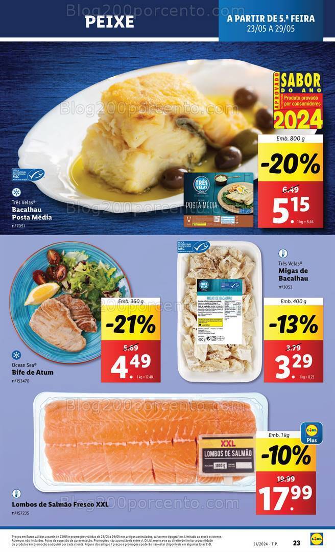 Antevisão Folheto LIDL Promoções de 23 a 29 maio