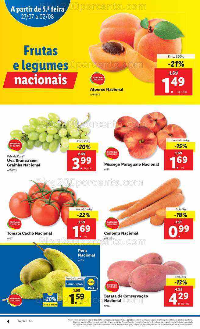 Antevisão Folheto LIDL Promoções de 27 julho a 2 agosto