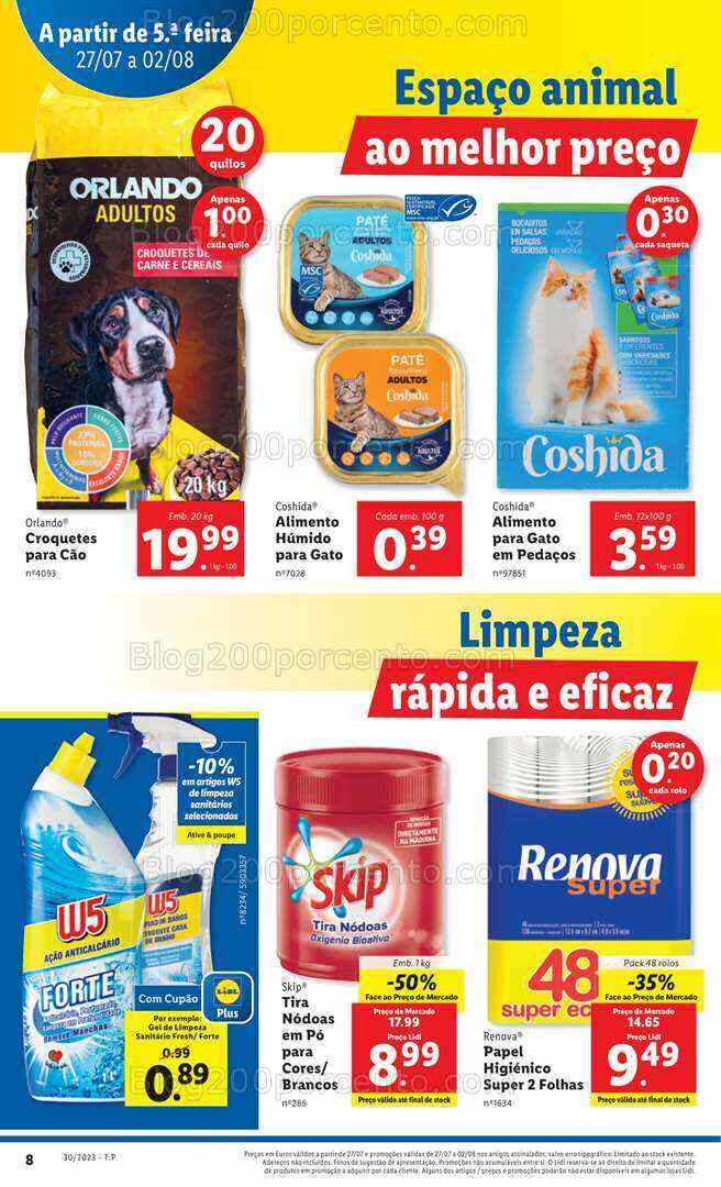 Antevisão Folheto LIDL Promoções de 27 julho a 2 agosto