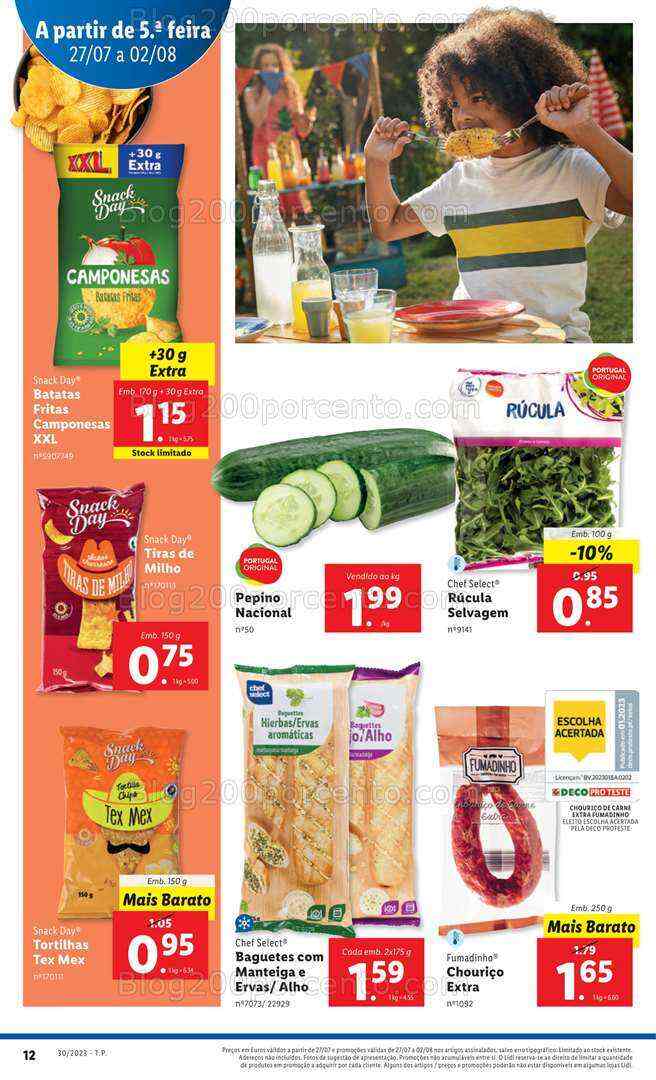 Antevisão Folheto LIDL Promoções de 27 julho a 2 agosto