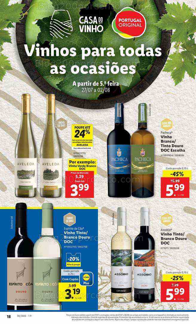 Antevisão Folheto LIDL Promoções de 27 julho a 2 agosto