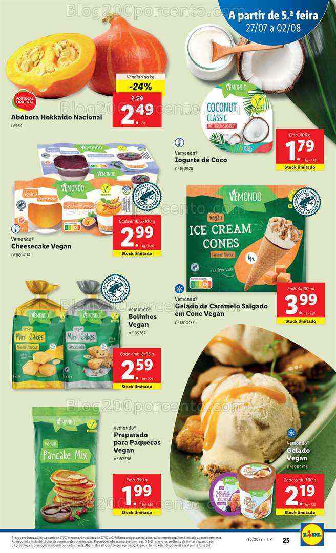 Antevisão Folheto LIDL Promoções de 27 julho a 2 agosto