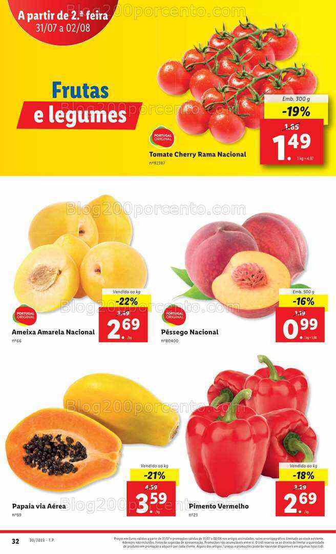 Antevisão Folheto LIDL Promoções de 27 julho a 2 agosto
