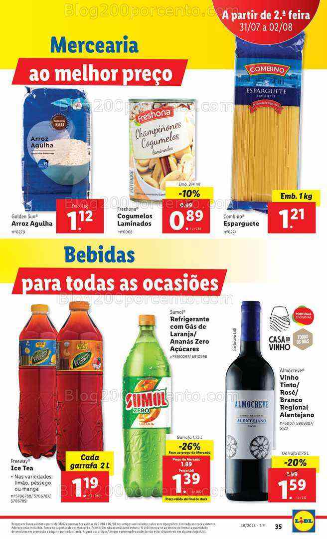 Antevisão Folheto LIDL Promoções de 27 julho a 2 agosto