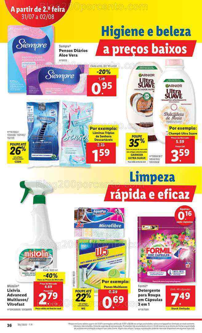 Antevisão Folheto LIDL Promoções de 27 julho a 2 agosto