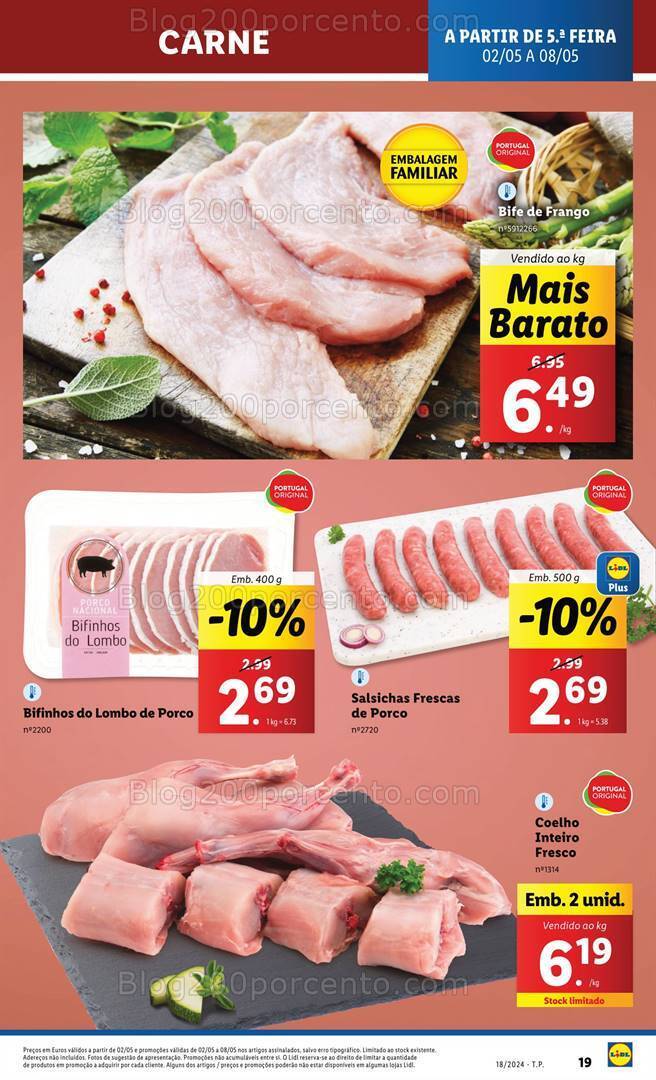 Antevisão Folheto LIDL Promoções de 2 a 8 maio