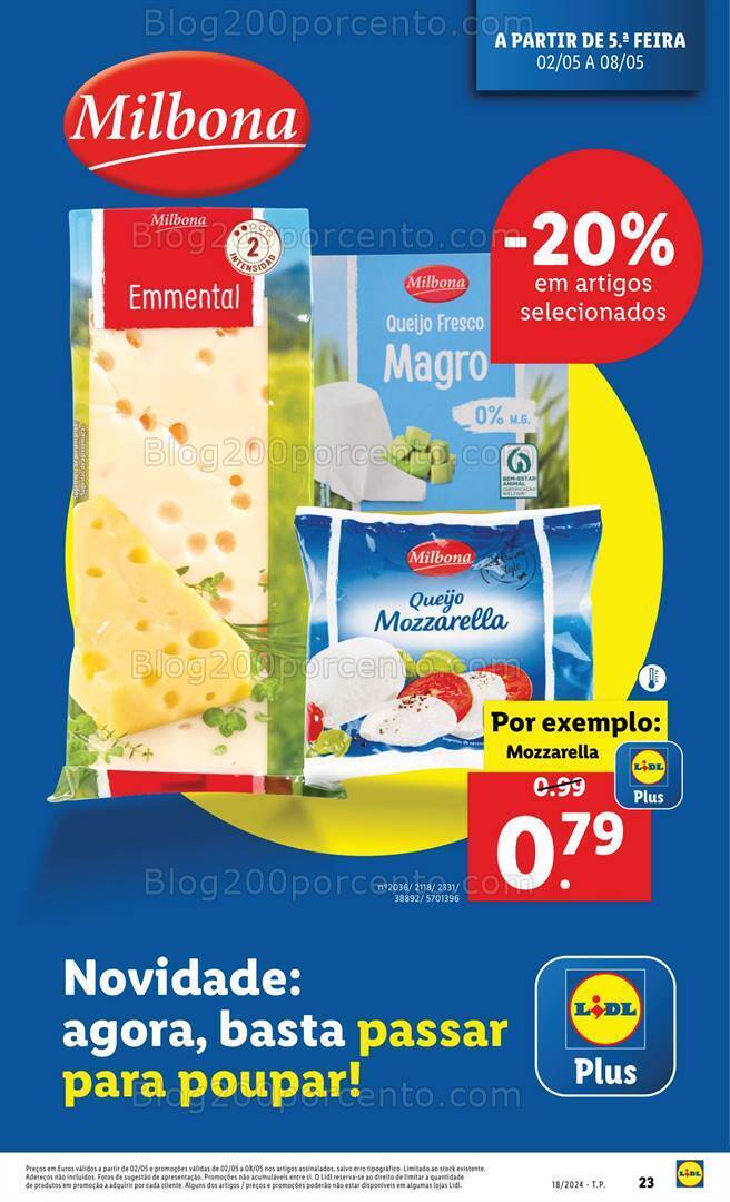 Antevisão Folheto LIDL Promoções de 2 a 8 maio