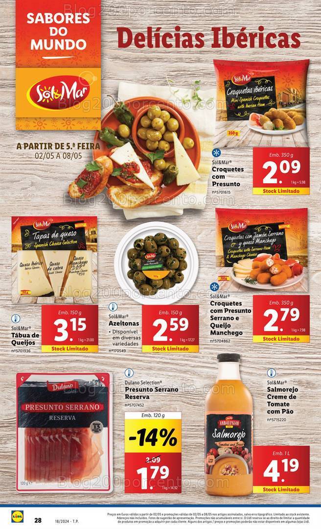 Antevisão Folheto LIDL Sabores do Mundo Promoções de 2 a 8 maio