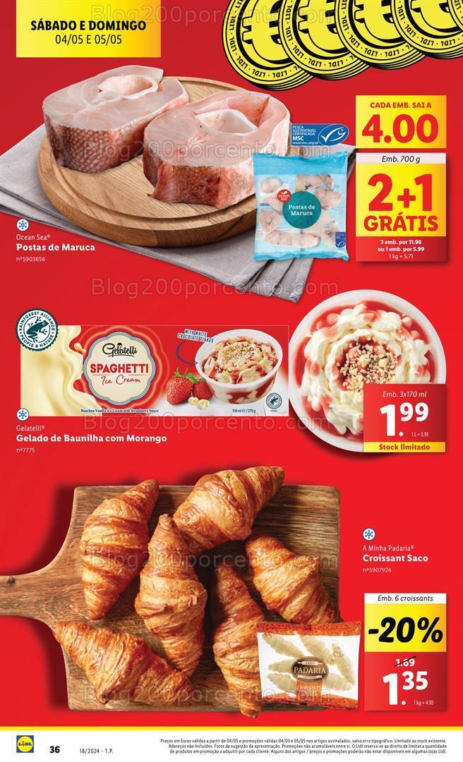 Antevisão Folheto LIDL Promoções Fim de Semana - 4 e 5 maio
