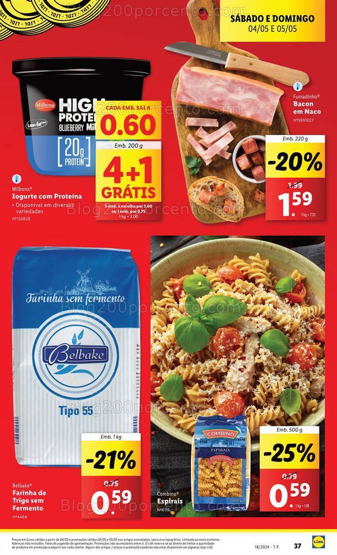 Antevisão Folheto LIDL Promoções Fim de Semana - 4 e 5 maio