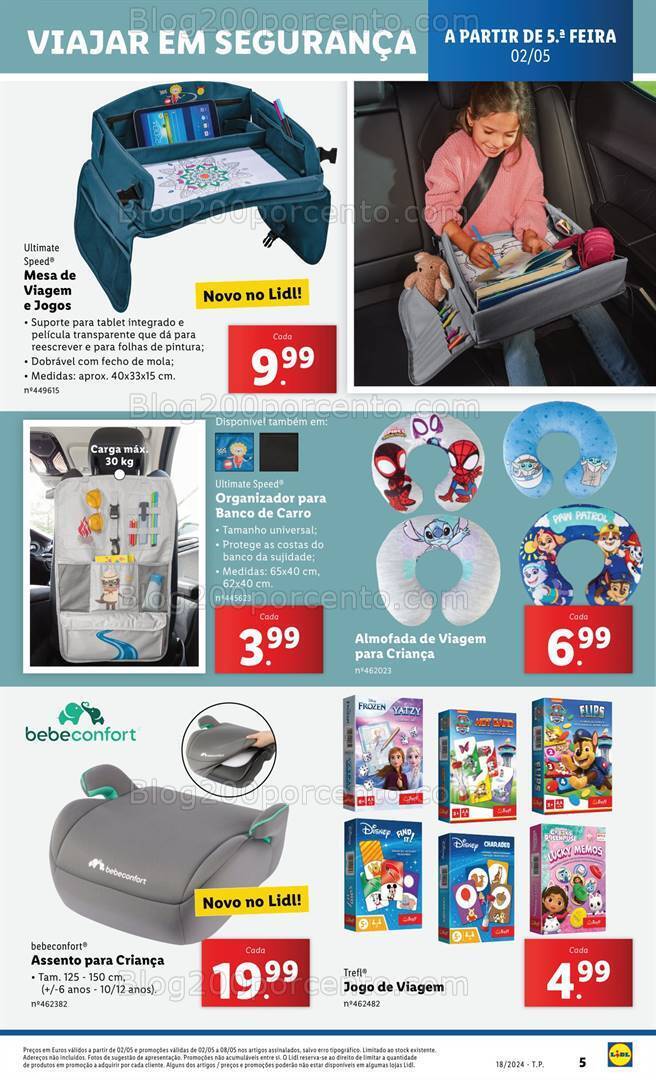 Antevisão Folheto LIDL Bazar Promoções de 2 a 8 maio