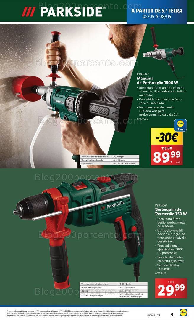 Antevisão Folheto LIDL Bazar Promoções de 2 a 8 maio