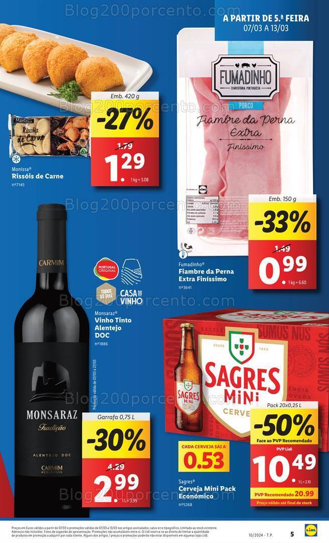 Antevisão Folheto LIDL Promoções de 7 a 13 março