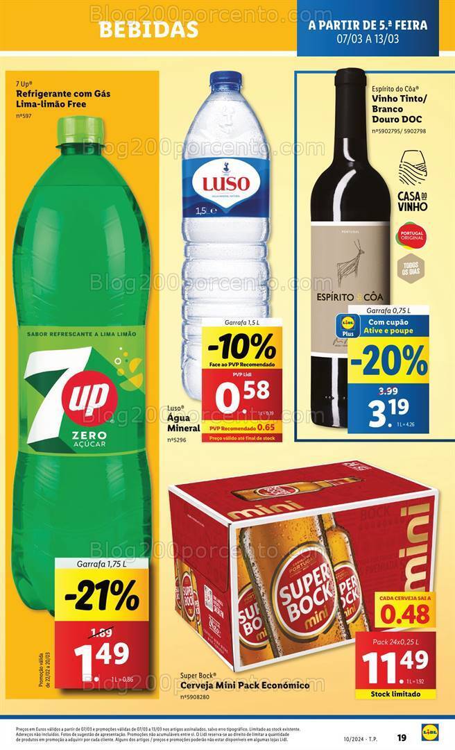Antevisão Folheto LIDL Promoções de 7 a 13 março