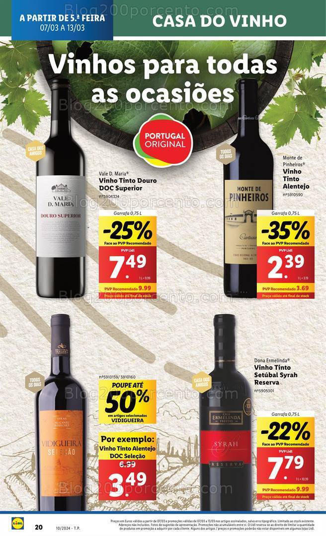 Antevisão Folheto LIDL Promoções de 7 a 13 março