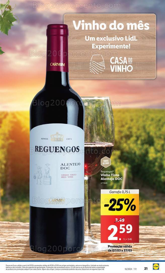 Antevisão Folheto LIDL Promoções de 7 a 13 março