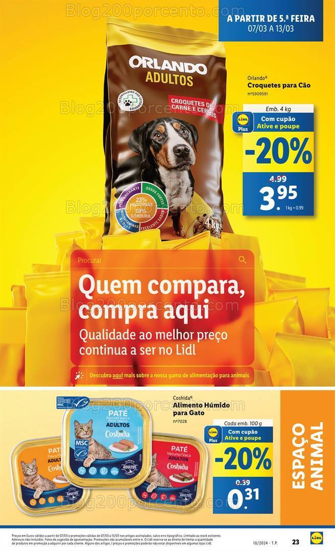 Antevisão Folheto LIDL Promoções de 7 a 13 março