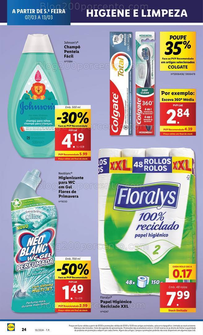 Antevisão Folheto LIDL Promoções de 7 a 13 março