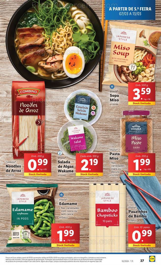 Antevisão Folheto LIDL Especial Japão Promoções de 7 a 13 março