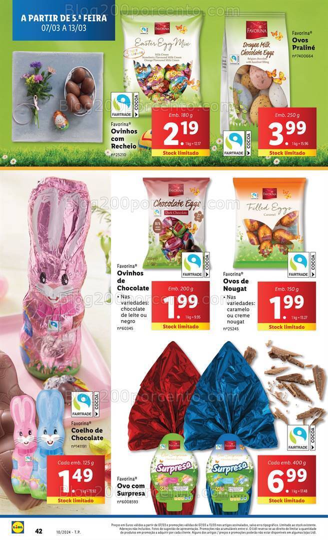 Antevisão Folheto LIDL Especial Páscoa Promoções de 7 a 13 março