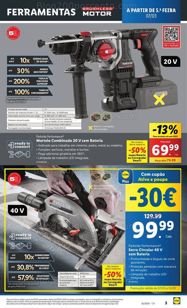 Antevisão Folheto LIDL Bazar Promoções de 7 a 13 março