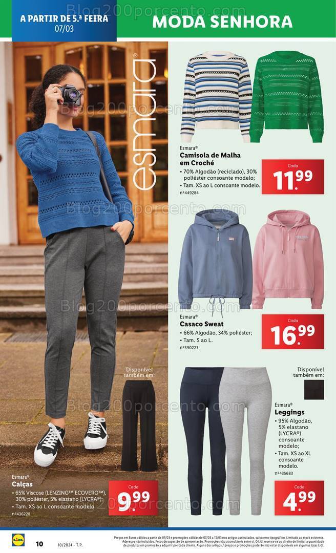 Antevisão Folheto LIDL Bazar Promoções de 7 a 13 março