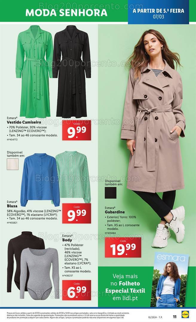 Antevisão Folheto LIDL Bazar Promoções de 7 a 13 março