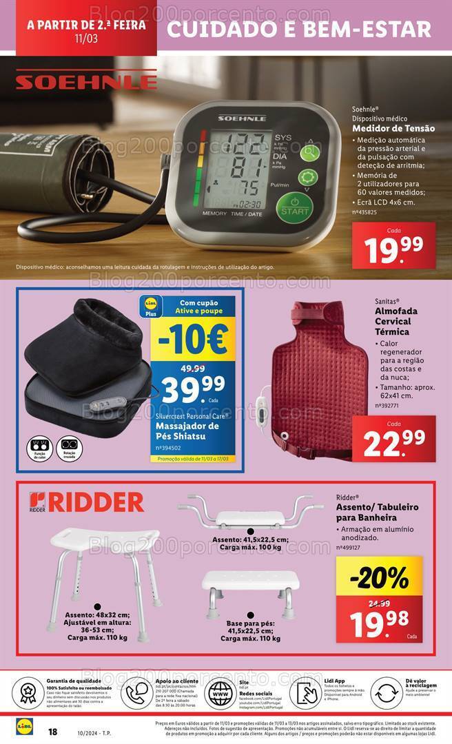 Antevisão Folheto LIDL Bazar Promoções de 7 a 13 março