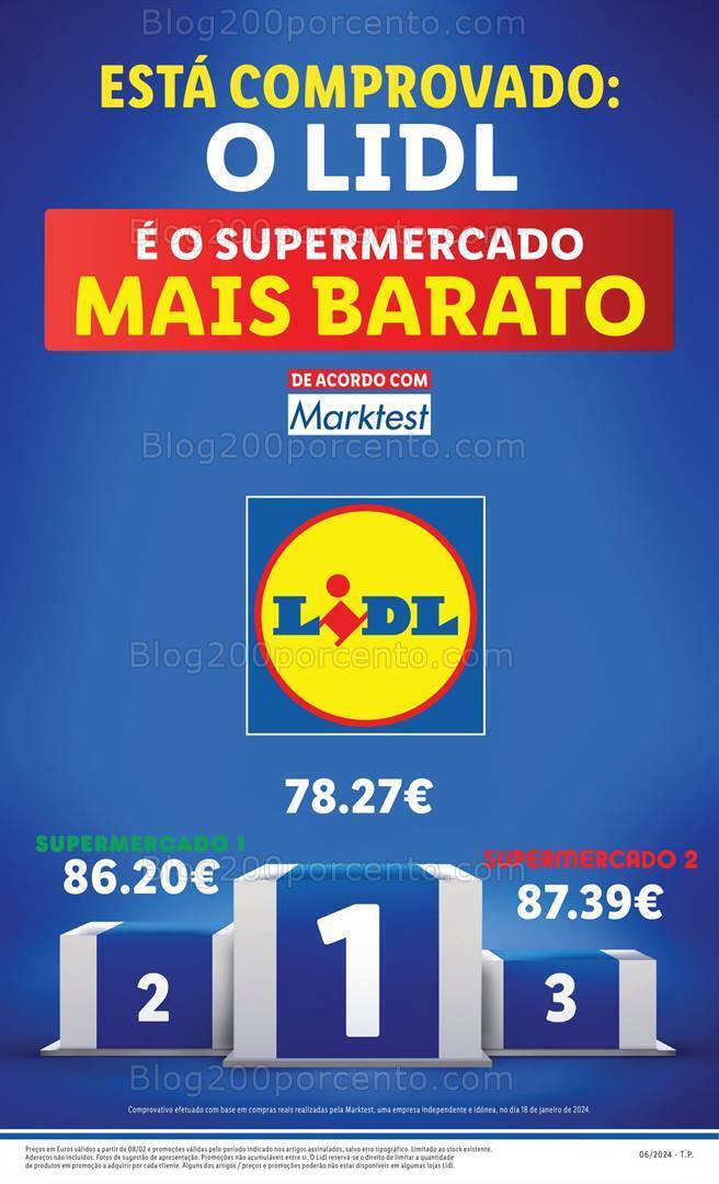 Antevisão Folheto LIDL Promoções de 8 a 14 fevereiro