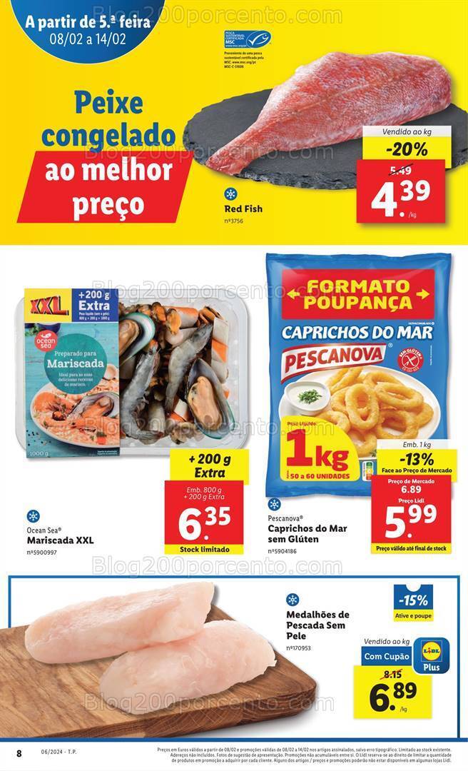 Antevisão Folheto LIDL Promoções de 8 a 14 fevereiro