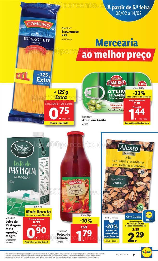 Antevisão Folheto LIDL Promoções de 8 a 14 fevereiro