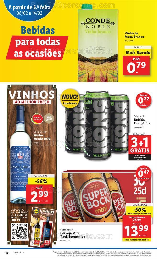 Antevisão Folheto LIDL Promoções de 8 a 14 fevereiro